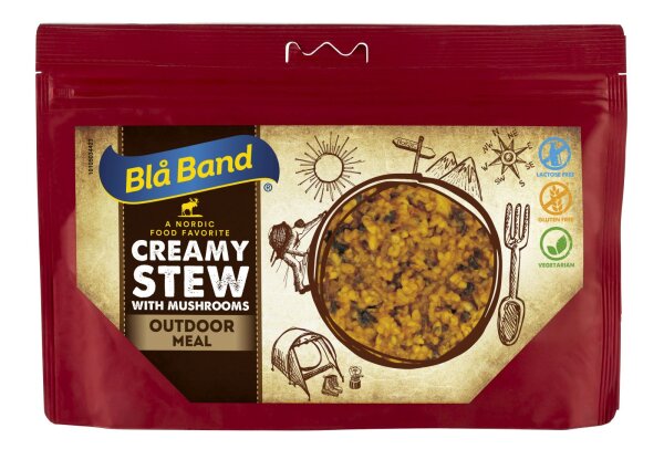 Bla Band Creamy Stew with Mushrooms Outdoor Meal