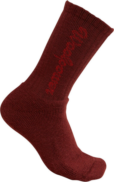 Woolpower Kids Socks Classic Logo 400 Rust Red 28-31