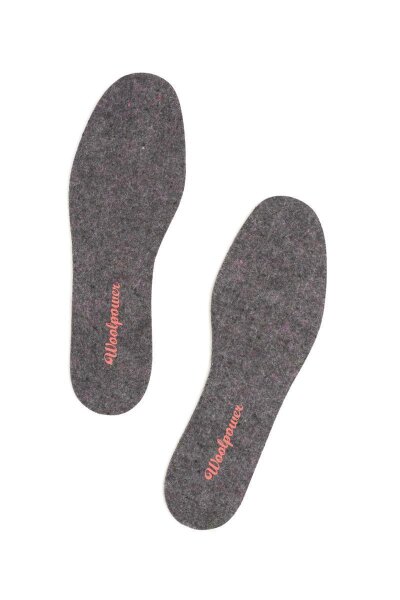 Woolpower Felt Insoles recycle grey 40-41