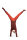 Woolpower Kids Full Zip Jacket 400 rust red 110/116
