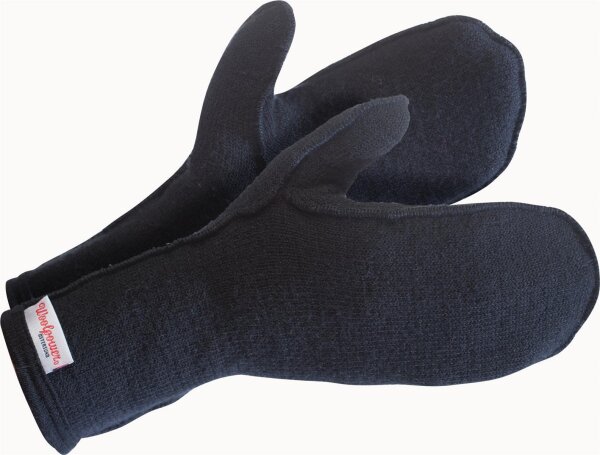 Woolpower Handschuh Fäustling Mittens Thin 400 schwarz medium