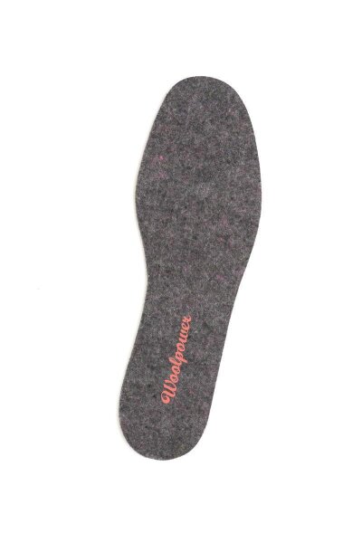Woolpower Felt Insoles Kids recycle grey 24-25