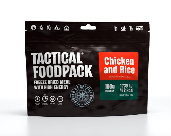 Tactical Foodpack Chicken and Rice Hauptgericht