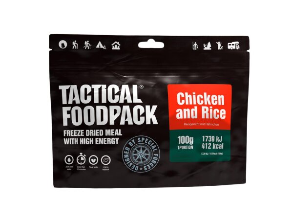 Tactical Foodpack Chicken and Rice Hauptgericht