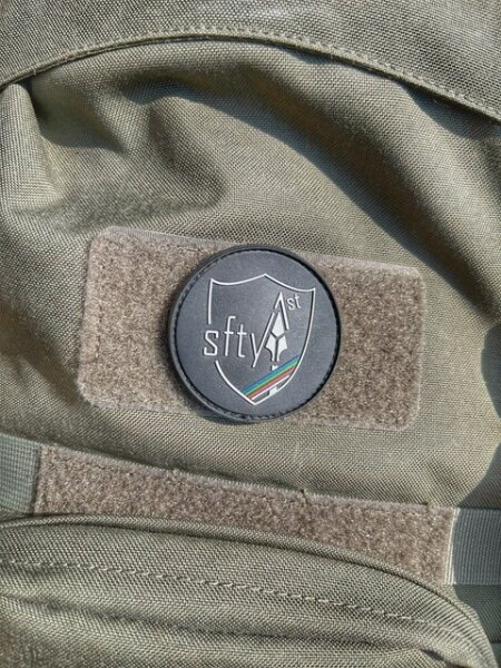 sfty1st Patch 50mm black