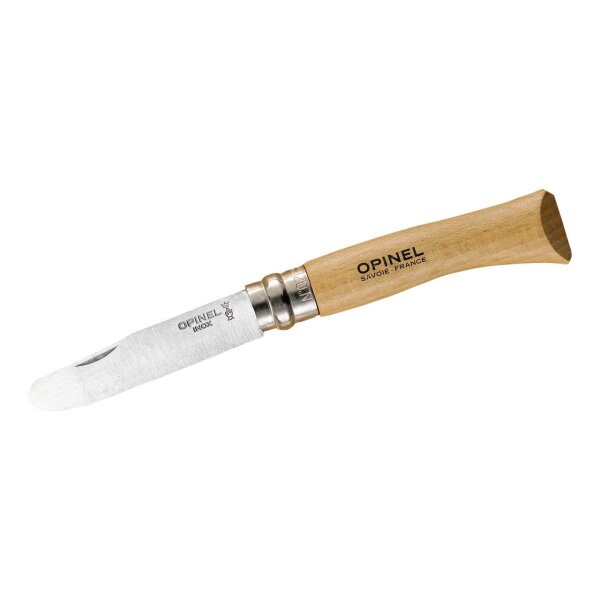 Opinel No 07 Kindermesser rostfrei Buchenholz Buche Natur