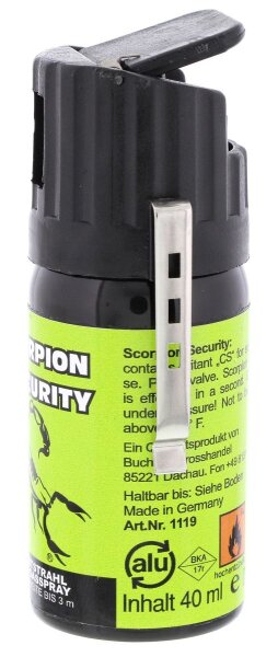 Scorpion Security Breitstrahl CS - Gasspray 40ml