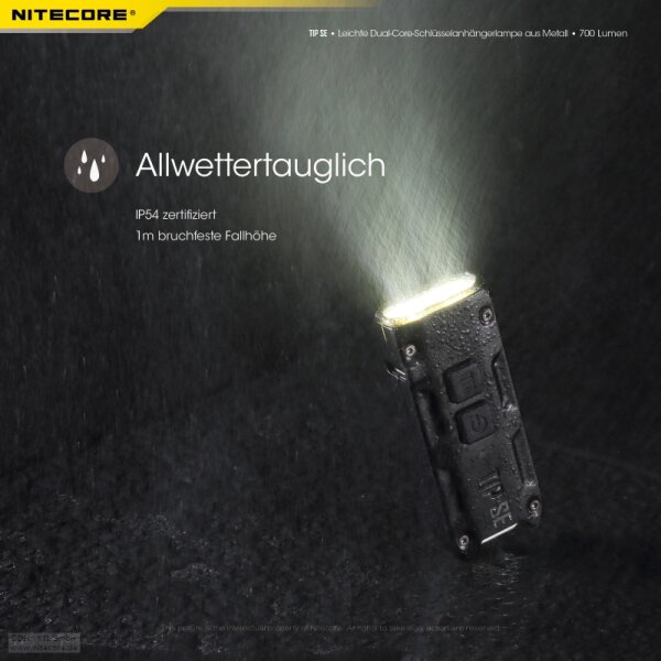 Nitecore TIP SE - 700 Lumen, grau