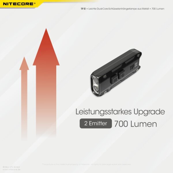 Nitecore TIP SE - 700 Lumen, grau