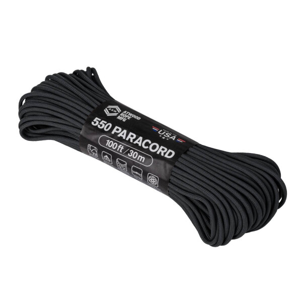 Helikon-Tex 550 Paracord ( 100 ft ) 30m black