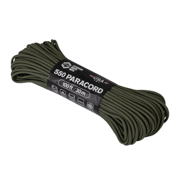 Helikon-Tex 550 Paracord ( 100 ft ) 30m oliv drab