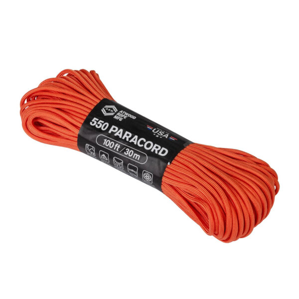 Helikon-Tex 550 Paracord ( 100 ft ) 30m burnt orange