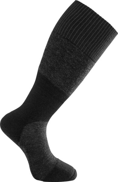 Woolpower Socks Skilled Knee High 400 black/dark grey 45-48