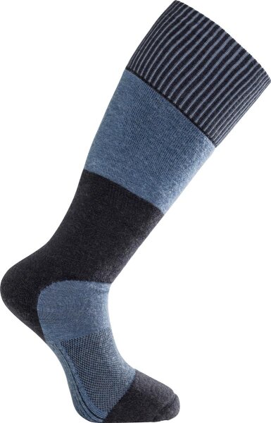 Woolpower Socks Skilled Knee High 400 dark navy/nordic blue 36-39