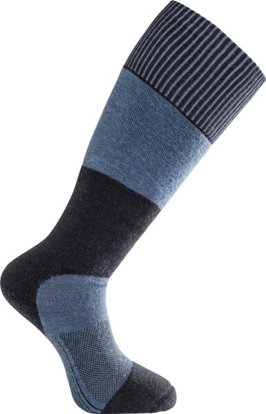 Woolpower Socks Skilled Knee High 400 dark navy/nordic blue 40-44