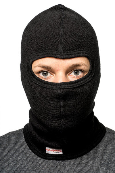 Woolpower Sturmhaube Balaclava 200 schwarz large