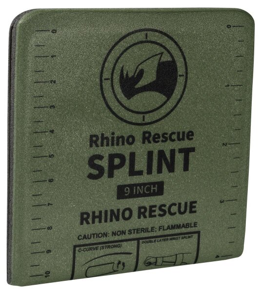 Rhino Rescue Splint Universalschiene Oliv 9 inch