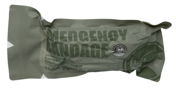 Rhino Rescue Emergency Bandage 6" 15cm oliv
