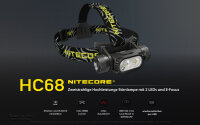 Nitecore HC68 Kopflampe 2000 Lumen E-Focus