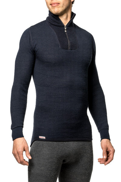 Woolpower Zip Turtleneck 200 grau XS