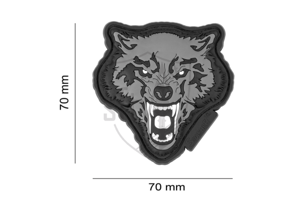 JTG Wolf Rubber Patch multicolour