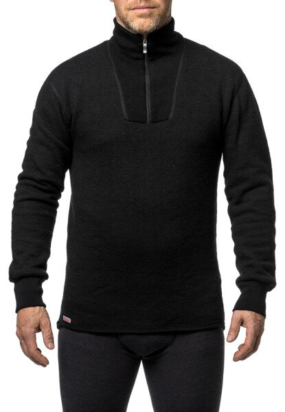 Woolpower Zip Turtleneck 400 schwarz S