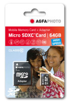 Agfa 64GB Micro SD Karte Class 10