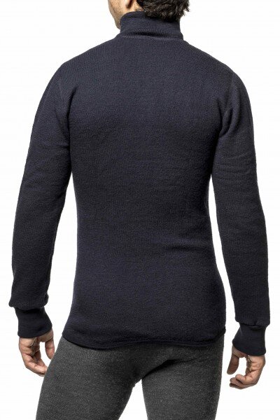 Woolpower Zip Turtleneck 400 schwarz XXXL