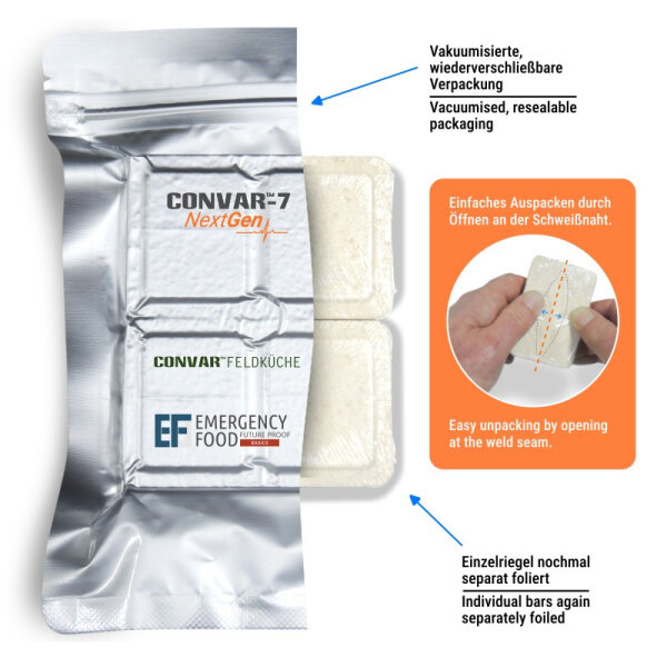 Convar EF Emergency Food Energie-Notration (120g)