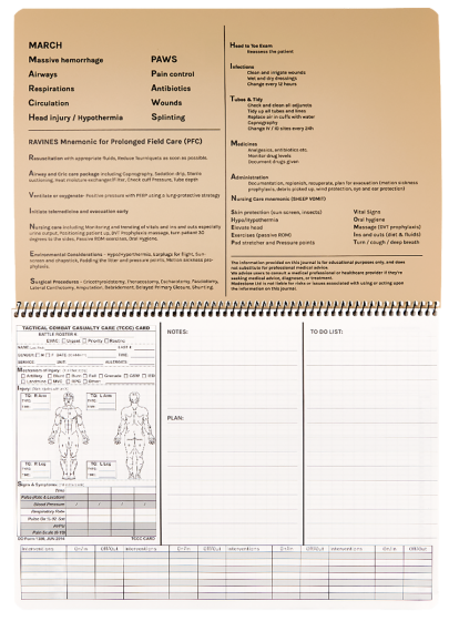 ModeStone Waterproof Prolonged Field Care Journal