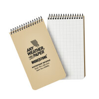 Modestone 76 x130mm waterproof Notepad 100 Seiten / 50...