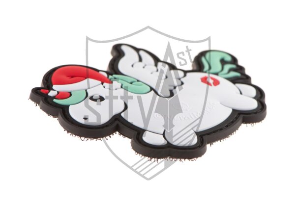 JTG Christmas Unicorn / Merry KISSMYASS Patch, fullcolor / JTG 3D Rubber Patch