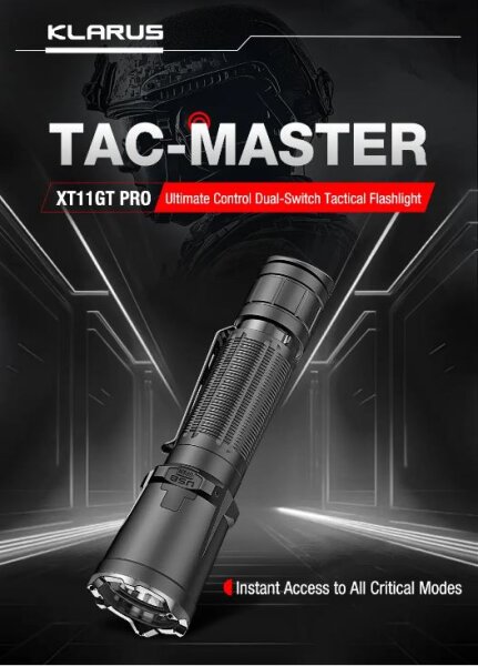 Klarus XT11GT Pro V3 TacMaster