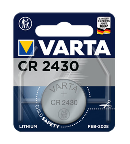 Varta Electronics  CR 2430  Knopfzelle