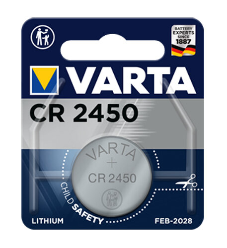 Varta Electronics  CR 2450 Knopfzelle