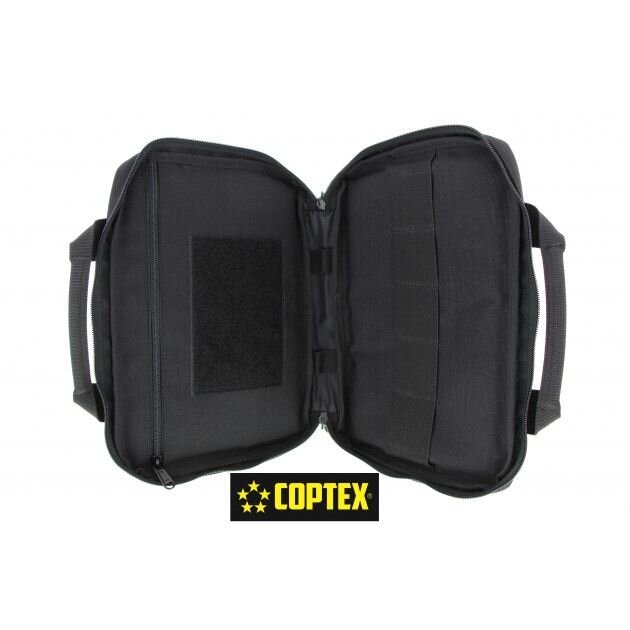 Coptex Pistolentasche schwarz Kofferform, 17,49 €