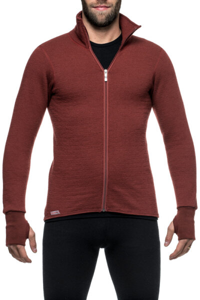 Woolpower Full Zip Jacket 400 rust red XXXL