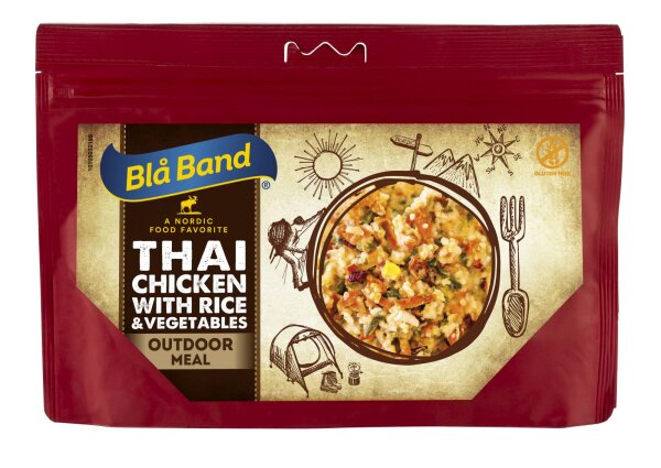 Bla Band Thai Chicken with Rice & Vegetables Outdoor Meal